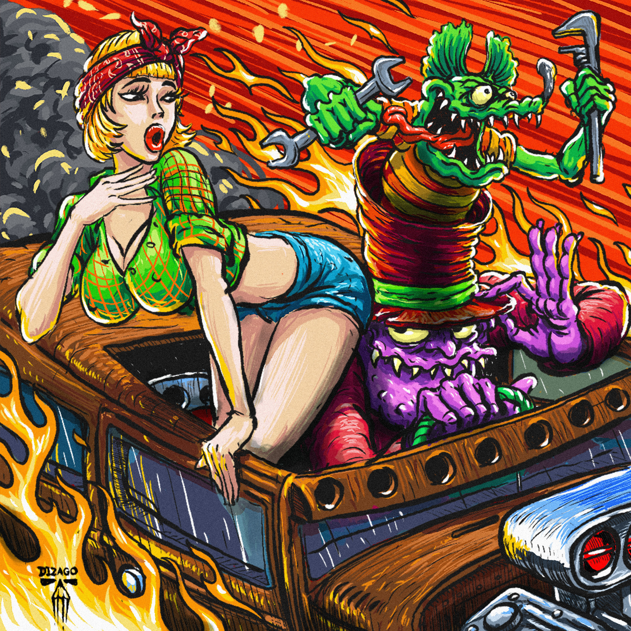 Rat rod racers