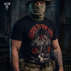 Dizago art t-shirt/ Death to the Orcs/